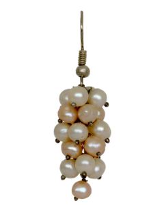 Champagne Color Cultured Baby Pearl Earrings