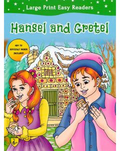 Hansel And Cretel Large Print Easy Readers Key to Defficult Words Included
