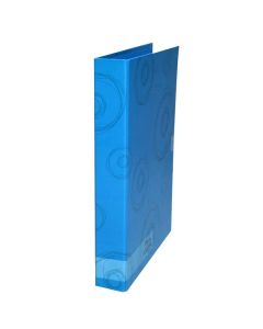 Panther A4 Size Two 2 Ring File Blue Circles