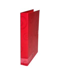 Panther A4 Size Two 2 Ring File Red Circles
