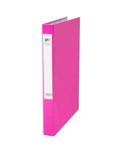 Panther Slim 16mm Two 2 Ring File Pink