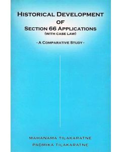 Historical Development of Section 66 Applications with Case Law A Comparative Study