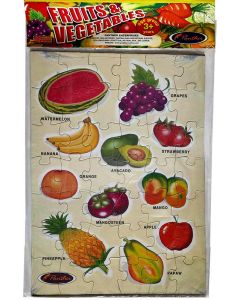 Panther Fruits & Vegetables Puzzle