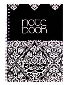 Panther Side Spiral Binding 100 Blank Page Notebook A6 Liyawela