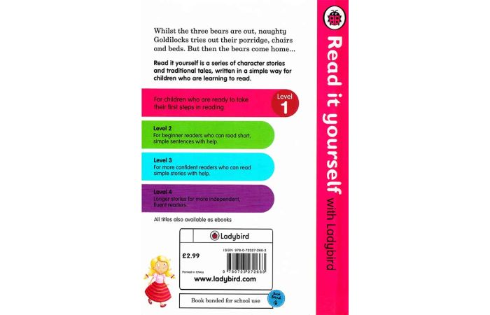 Goldilocks And The Three Bears Level 1 Read It Yourself With